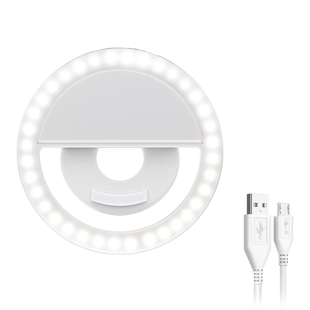 L03 USB rechargeable Phone Selfie Ring Light 36 LED Fill Lig