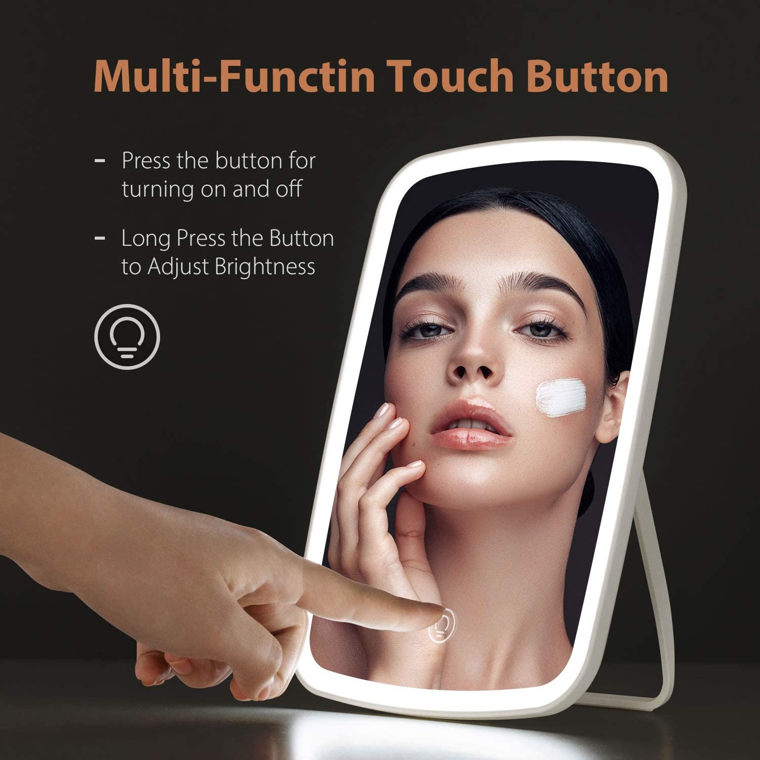 NV026&NV505 Table Desktop Makeup Mirror Light Touch Scre