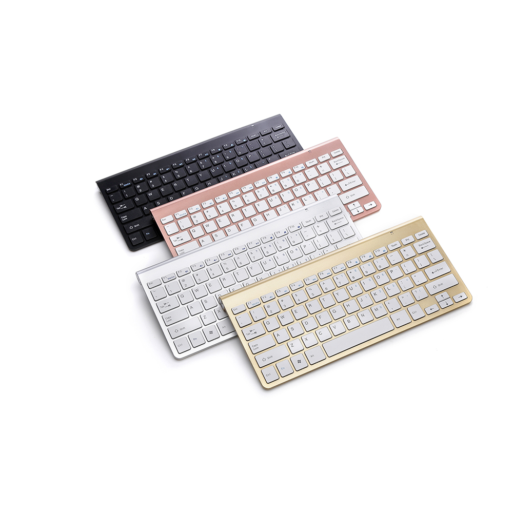 K202 Slim Wireless Keyboard and Mouse Set 2.4G Cordless QWER