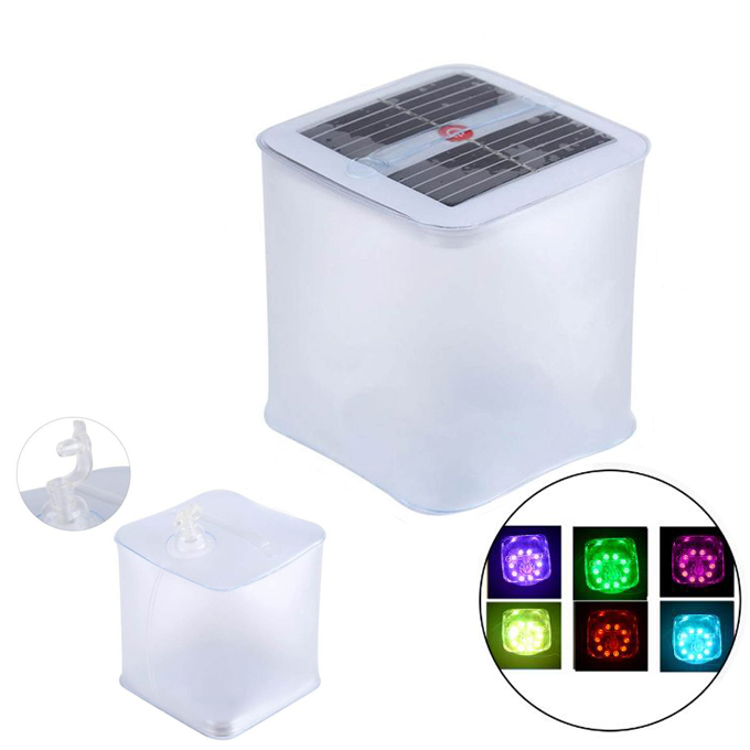 KL-XR-19 Square Solar Inflatable Lanterns Inflatable Camping