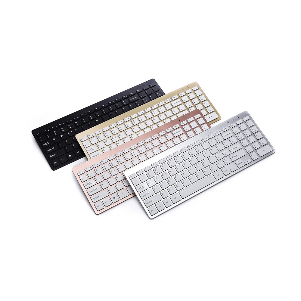 K301 Bluetooth Keyboard Rechargeable Ultra-Slim Portable Blu