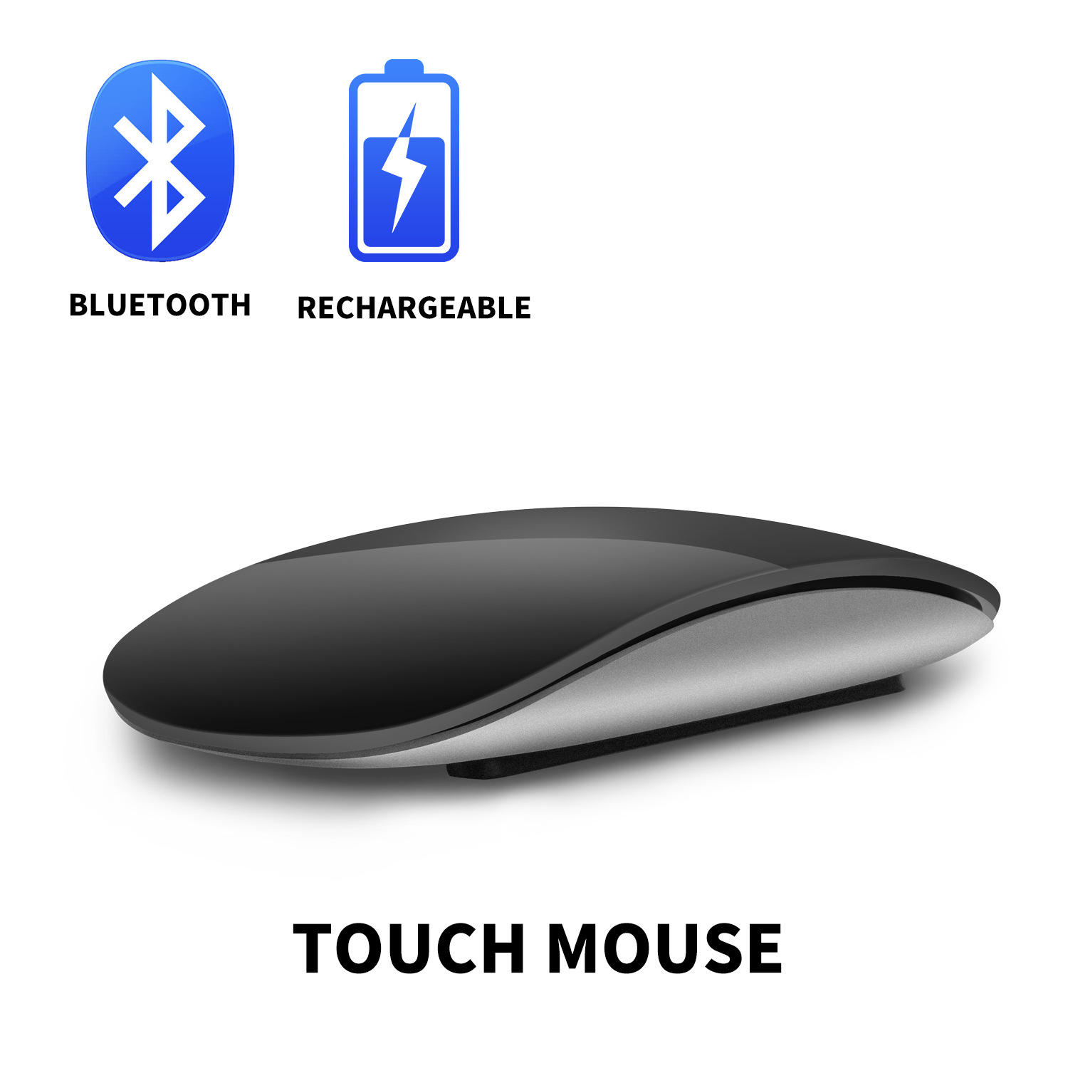 M512 Portable Thin Rechargeable Touch mouse Slim magic wirel